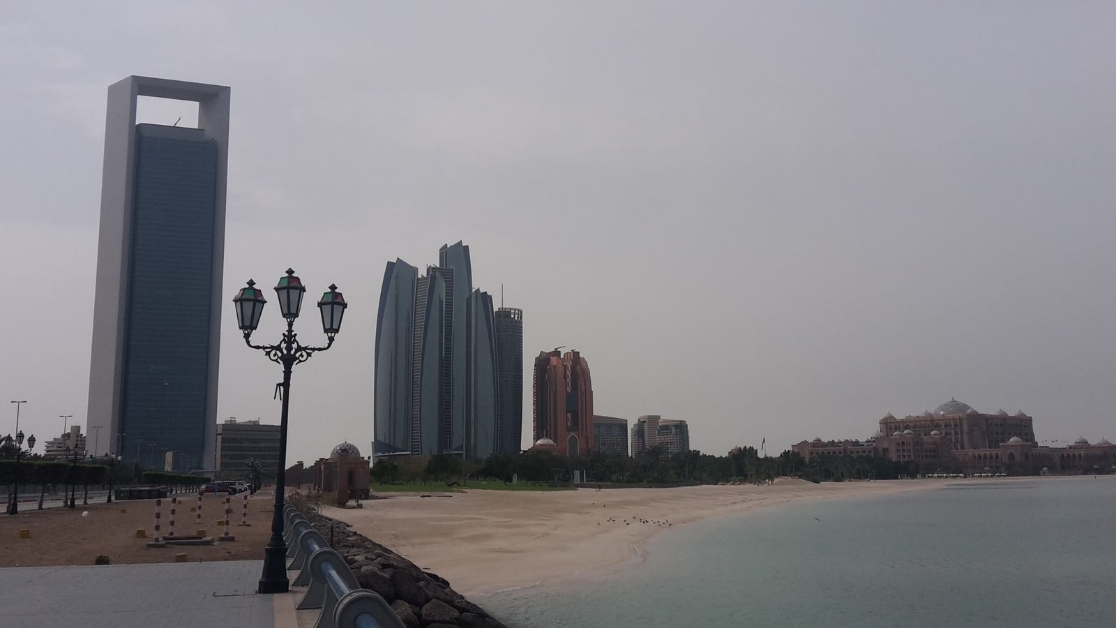 The Abu Dhabi skyline