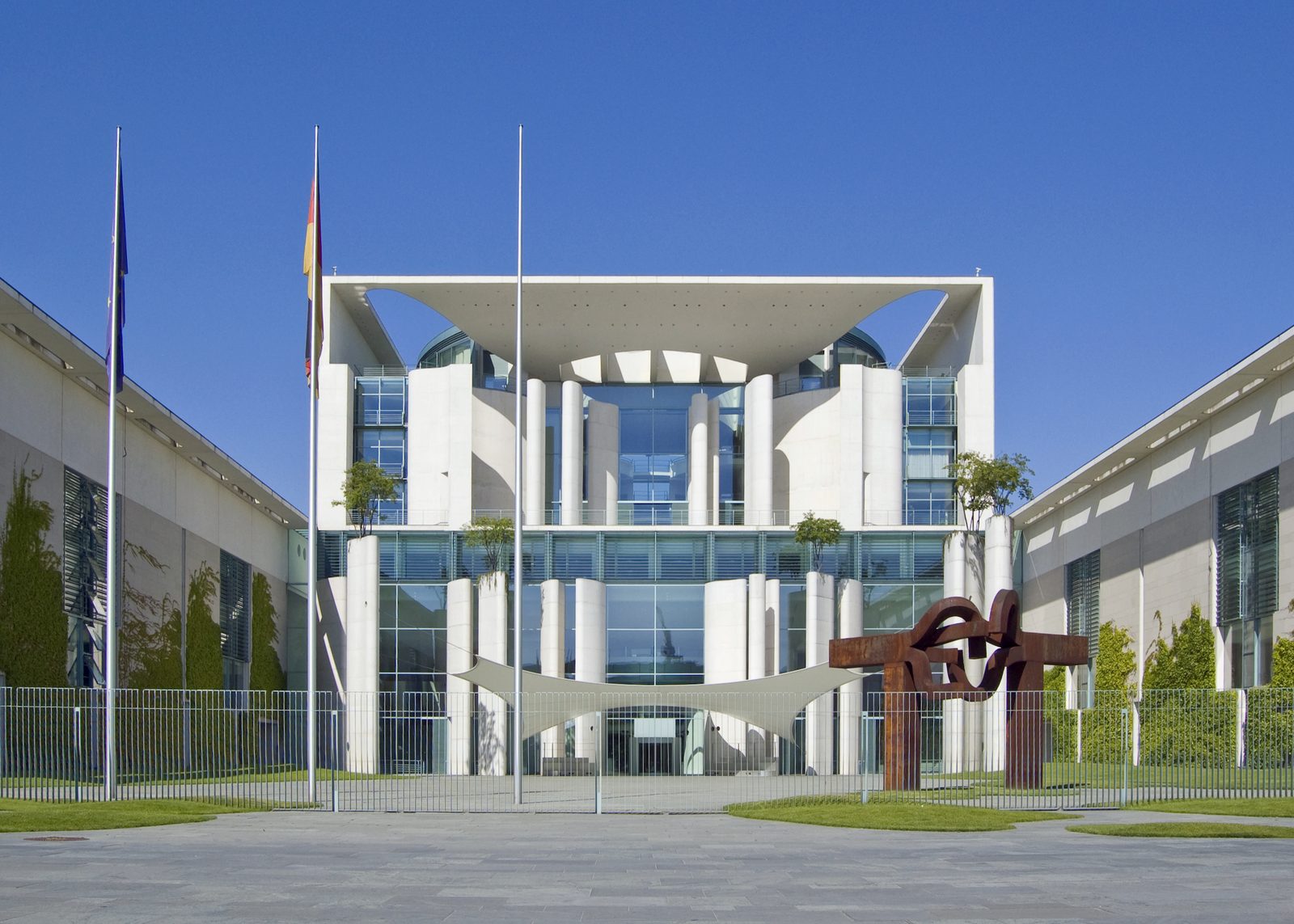 The Federal Chancellery building in Berlin