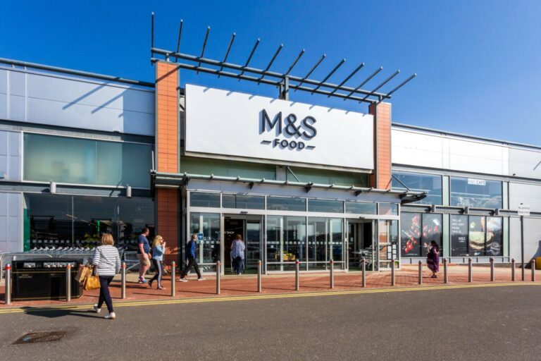 The Marks and Spencer Food store at Silverlink Retail Park in Wallsend