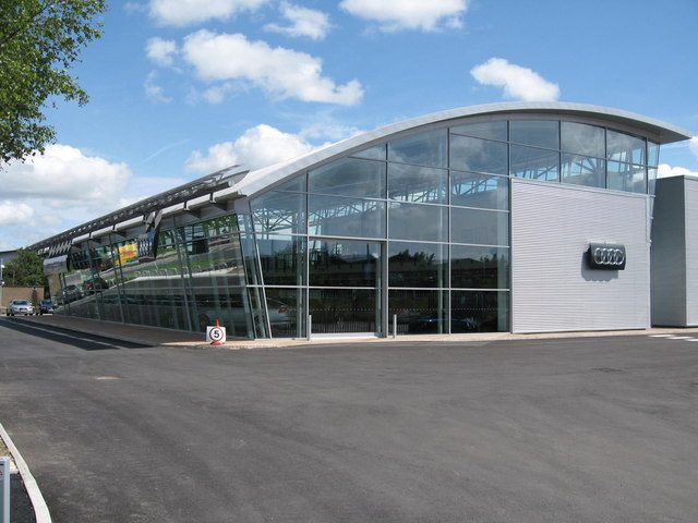 A car showroom in Britain