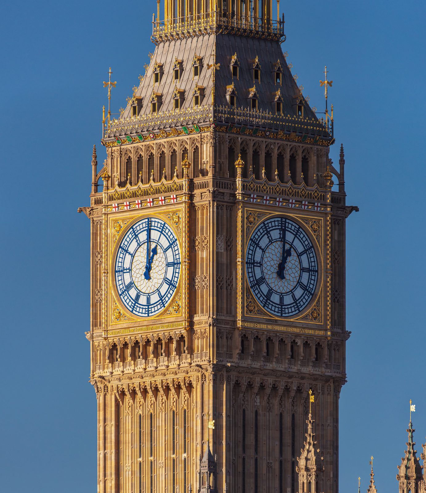 The Elizabeth Tower at Westminster