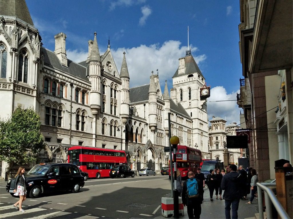 The Royal Courts of Justice on the Strand