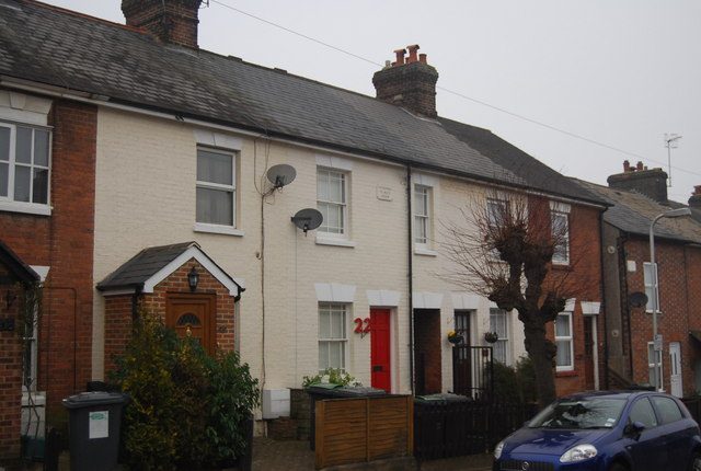 Victorian terraced houses on Lavender Hill