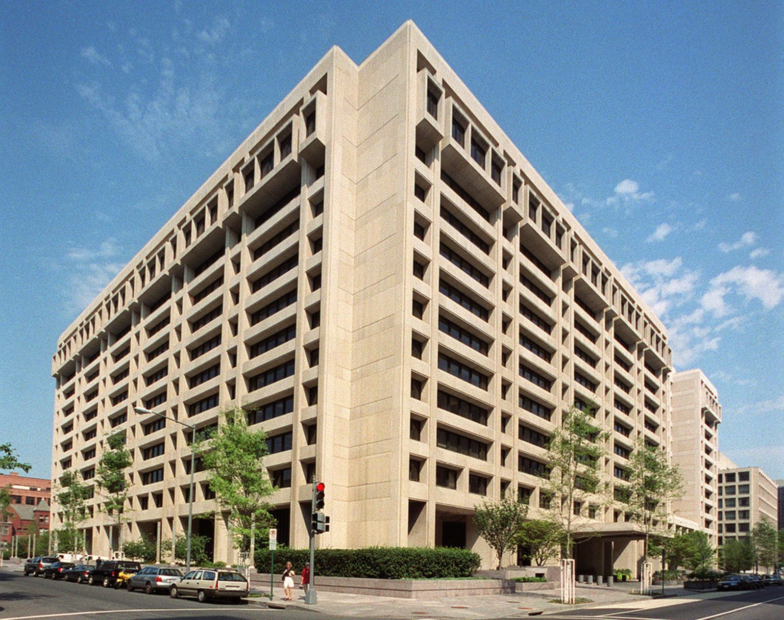 The International Monetary Fund headquarters in Washington DC