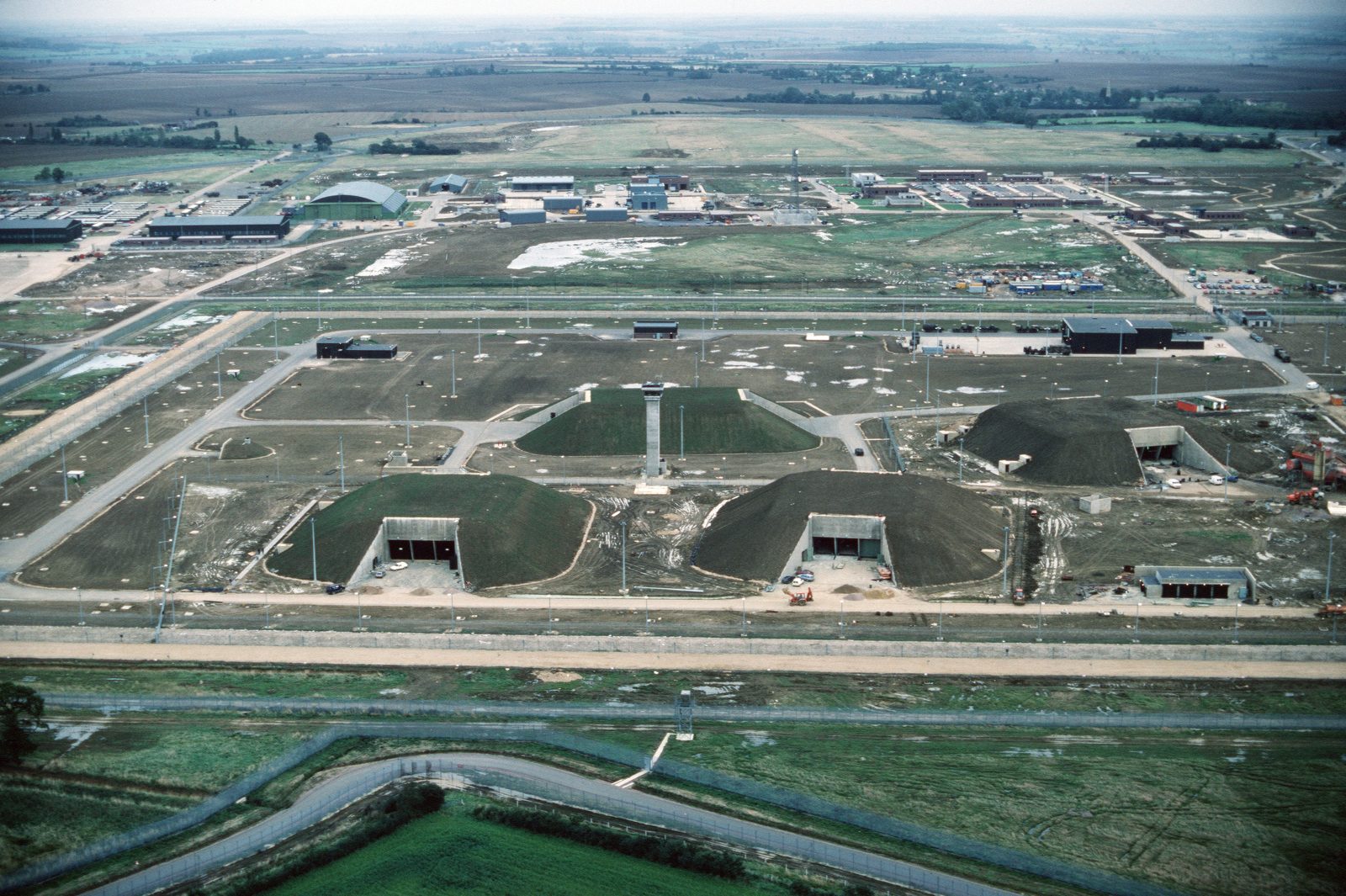 Aerial view of RAF Molesworth