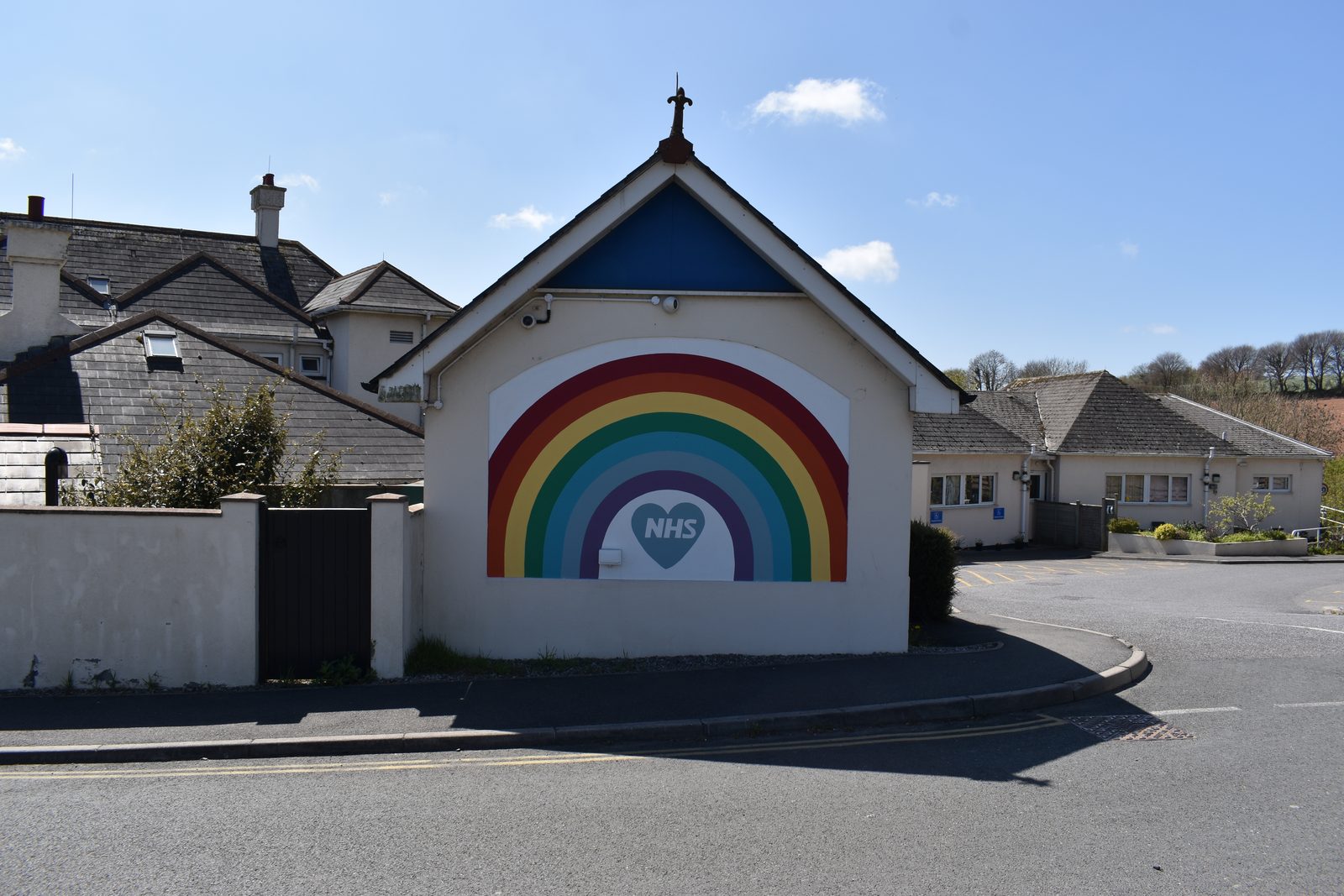 A mural at South Hams Hospital