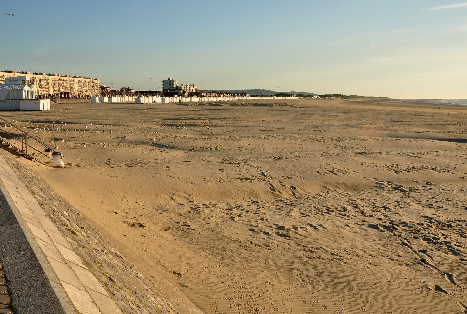 Calais beach in northern France