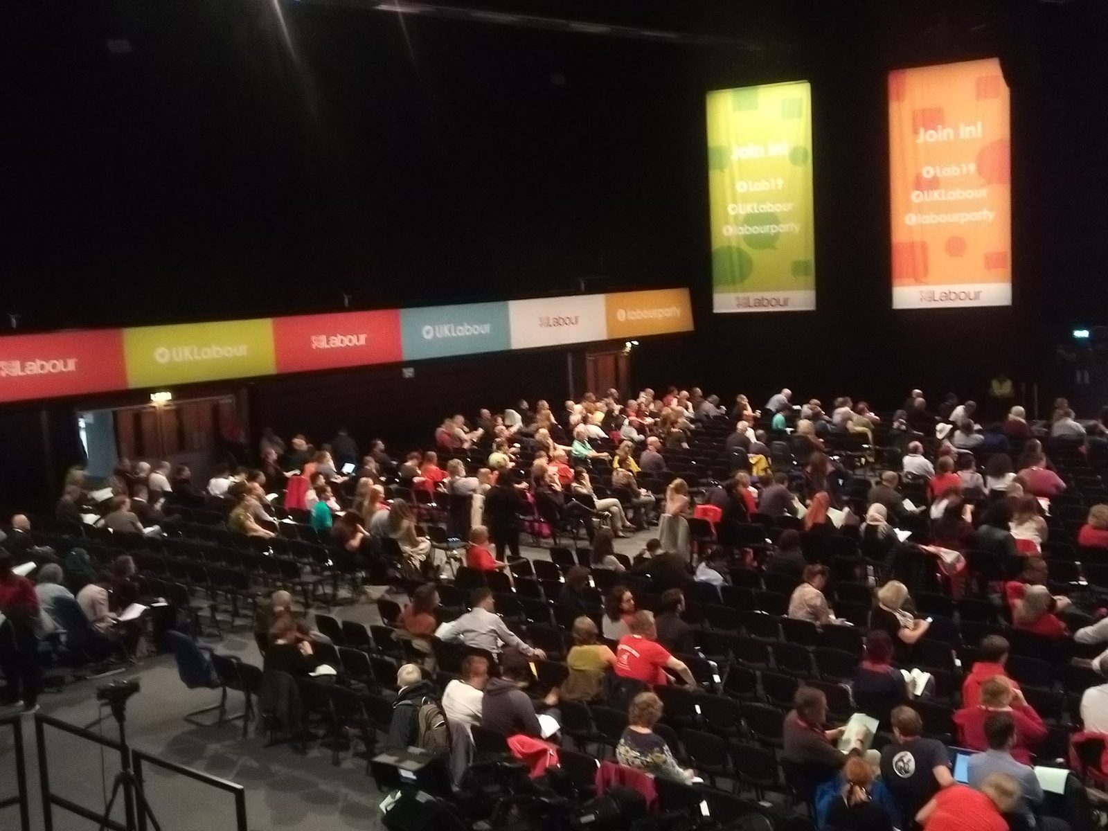 Delegates at a Labour Party conference