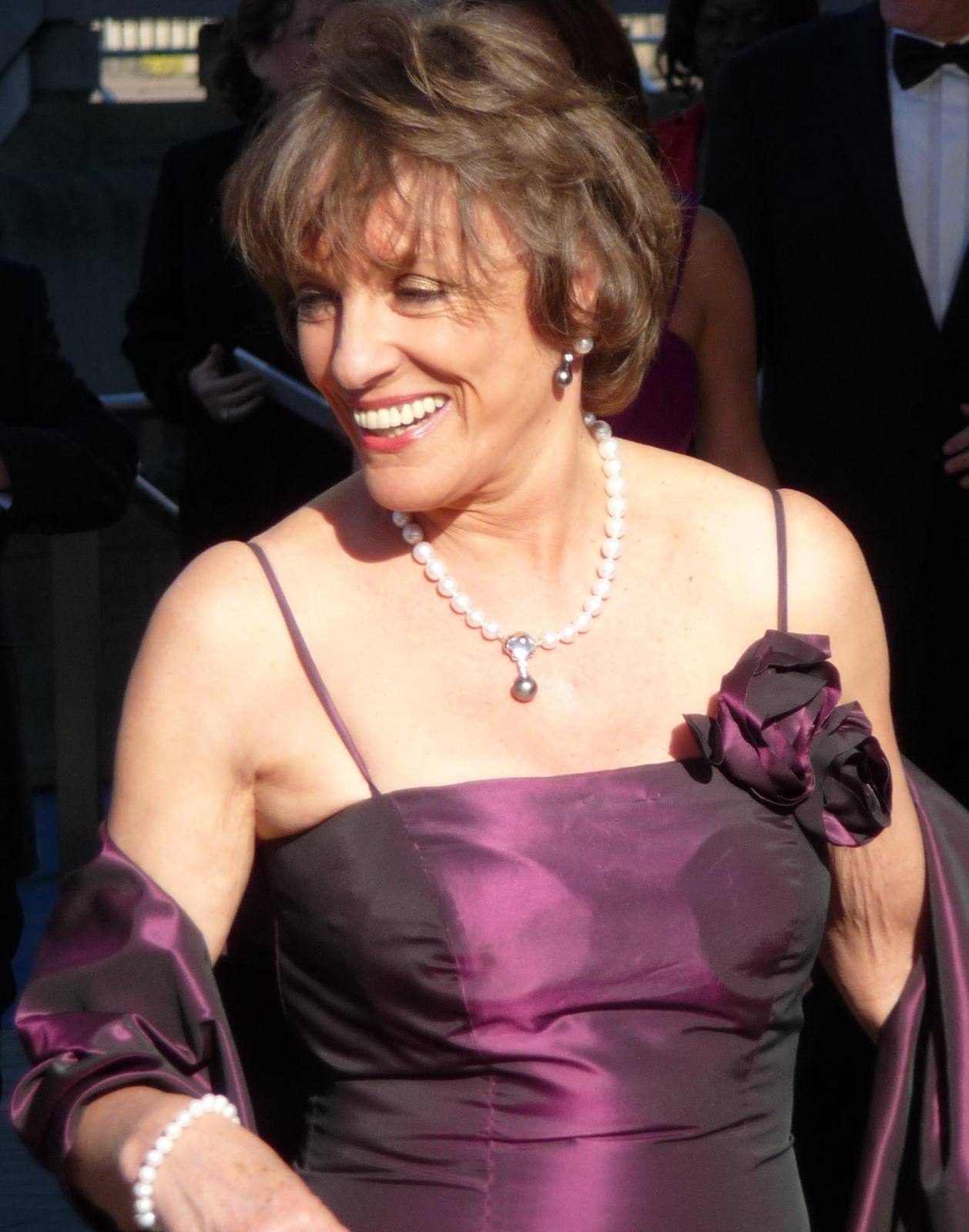 Dame Esther Rantzen smiling at a public event